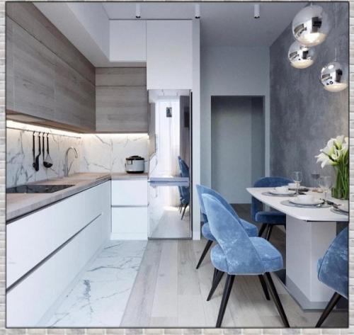 Интерьер кухни. В современном стиле.