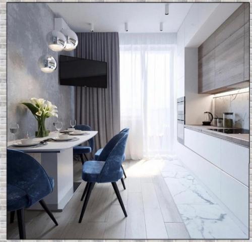 Интерьер кухни. В современном стиле. 01