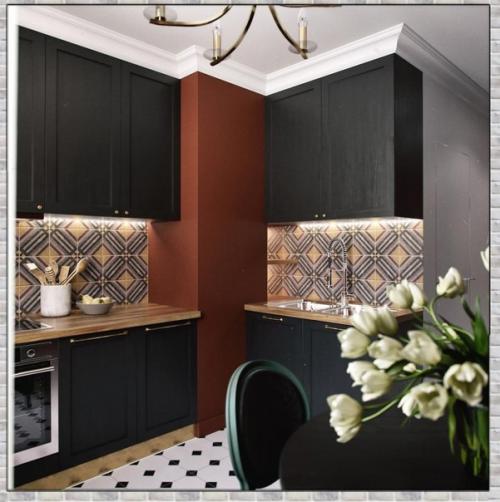 Красивый интерьер. Современной кухни. 02