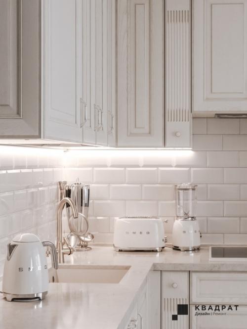 Светлая и функциональная кухня. 04