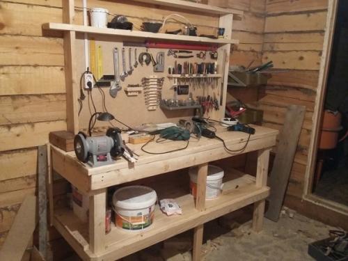 Мастерская мужа в загородном доме. 01