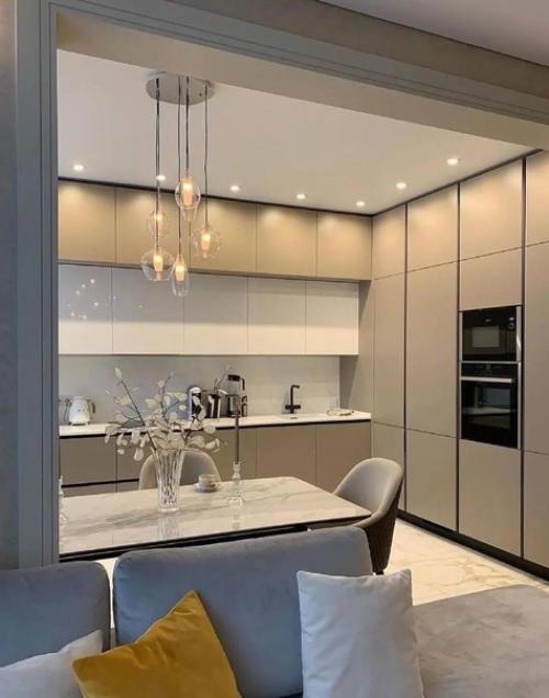 Отличный дизайн. Кухни - гостиной. 03