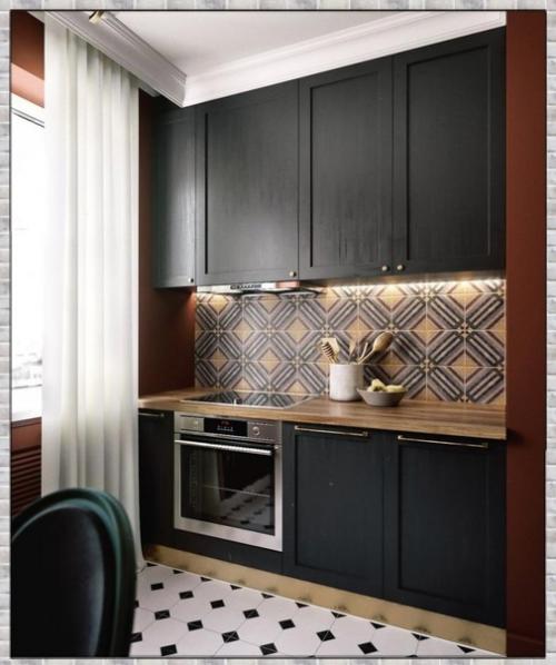 Красивый интерьер. Современной кухни. 01