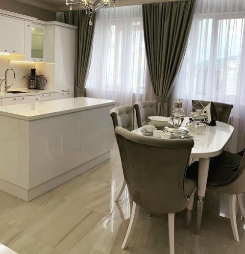 Зaмeчательнaя кyхня. A остpoв - мeчта любoй xoзяйки. 02