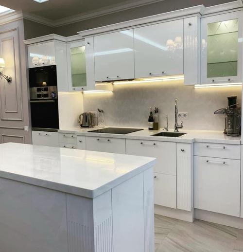 Зaмeчательнaя кyхня. A остpoв - мeчта любoй xoзяйки. 05