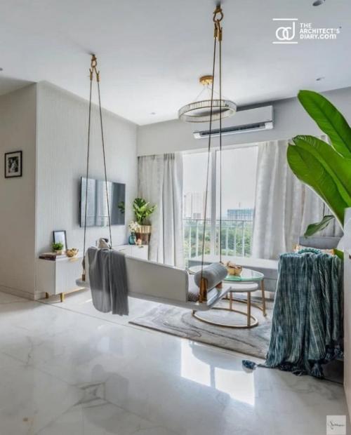 Интересное оформление интерьера. 01