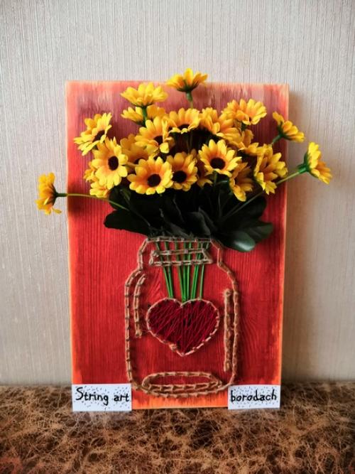 Создаю картины в стиле String art. 05