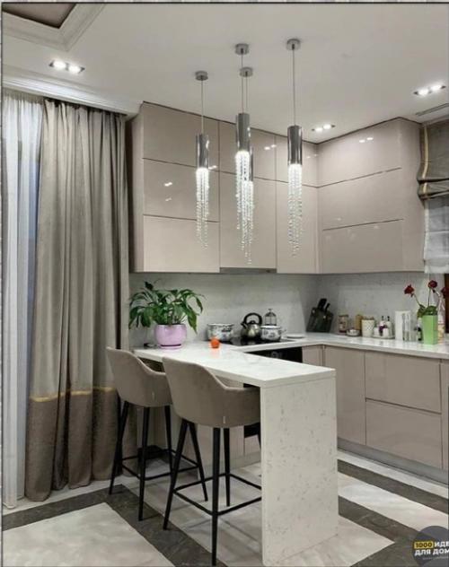 Современная квартира. В светлых тонах.