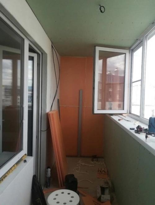 Процесс ремонта балкона. 02