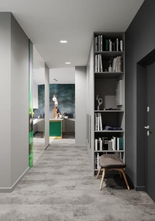 Квартира с 2- мя жилыми комнатами, общей площадью 80, 7 кв. 04