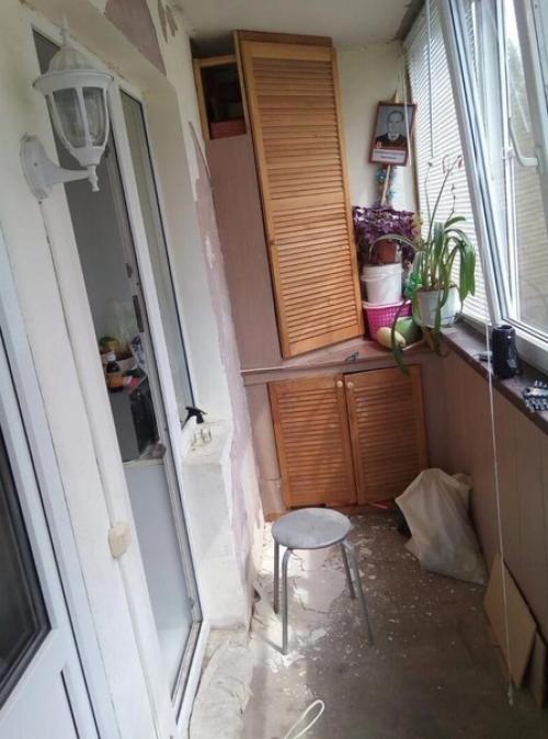 До и после ремонта.