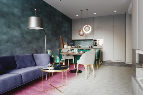 Квартира с 2- мя жилыми комнатами, общей площадью 80, 7 кв. 01