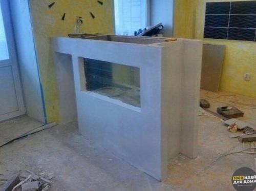 Процесс оформления аквариума. 01