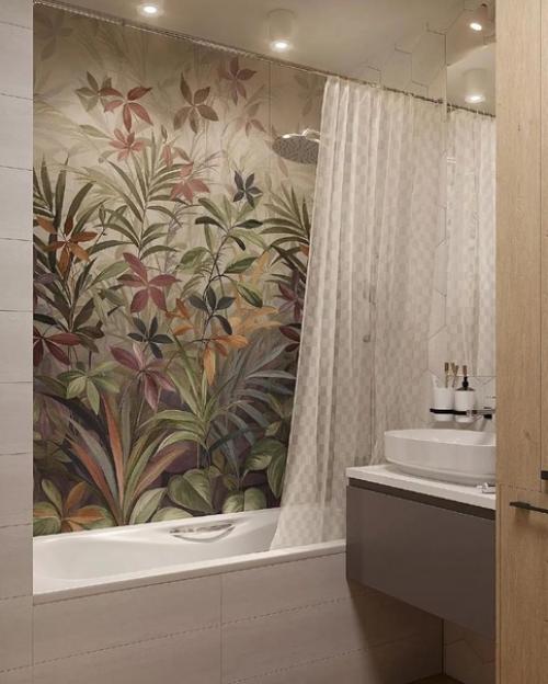 Результат ремонта. Просторной ванной комнаты. 02