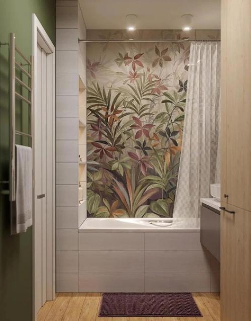 Результат ремонта. Просторной ванной комнаты. 04