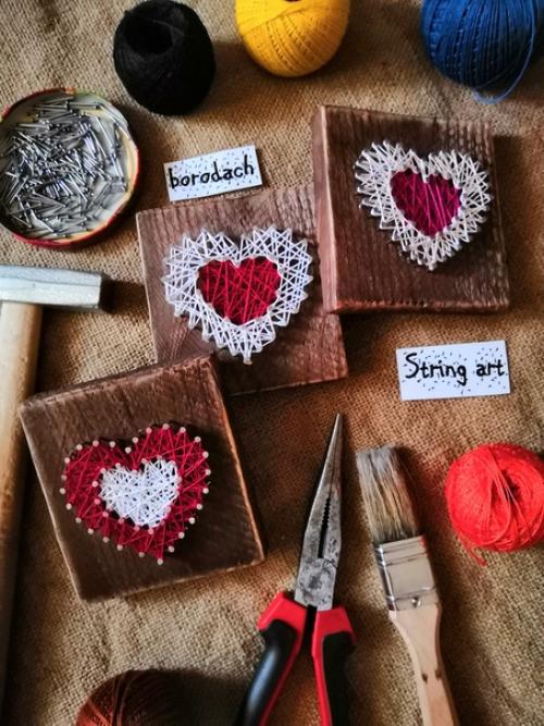 Создаю картины в стиле String art. 06