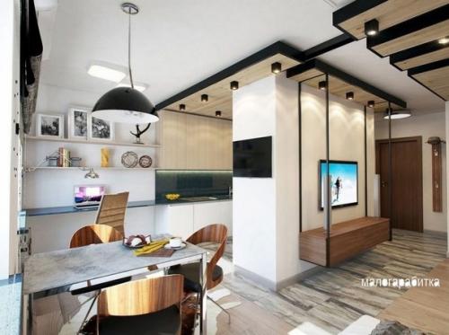 Очень удачная планировка в этой студии. 02