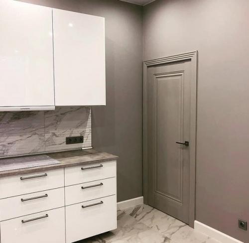 Интерьер кухни. Со средней площадью. 01