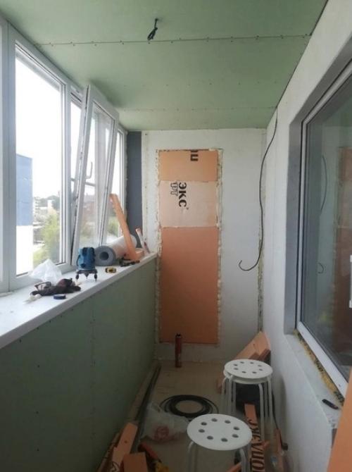 Процесс ремонта балкона. 03