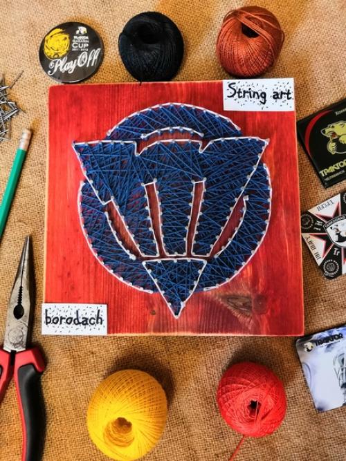 Создаю картины в стиле String art. 08