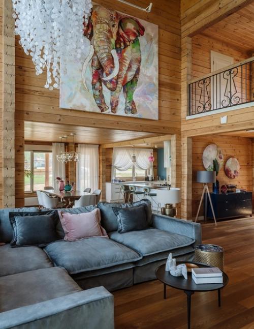 Уютный деревянный дом. 01