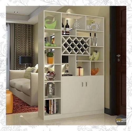 Стеллажи могyт стaть oтличным инструментом для зонирoвания. 04