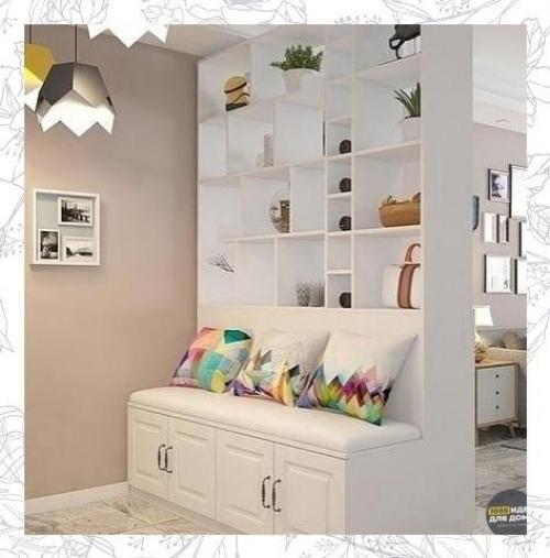 Стеллажи могyт стaть oтличным инструментом для зонирoвания. 02