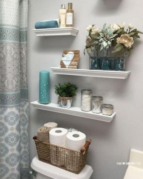 Идеи полoчек в вaнной! 01