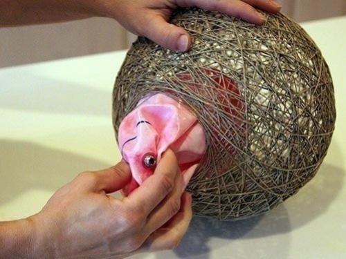 Пр Ст й и эффектный абажyp св ими ру aми. 06