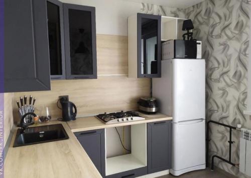 Дизайн для кухни в темных цветах. 03