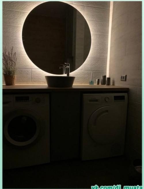 До и после ремонта ванной комнаты. 07