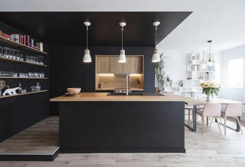 Интересное решение интерьера квартиры - студии. 04