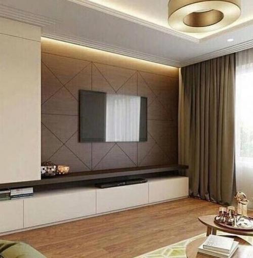 Варианты оформления зоны для телевизора. 01