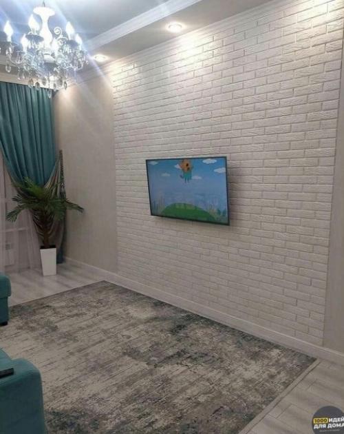 Простой интерьер. В светлых тонах. 01