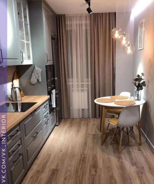 Уютная кухня!  Оригинальная подсветка! 01