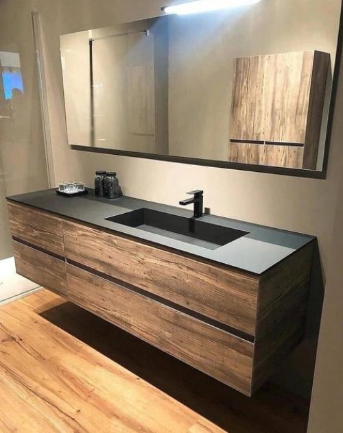 Стильный интерьер ванных комнат. 05