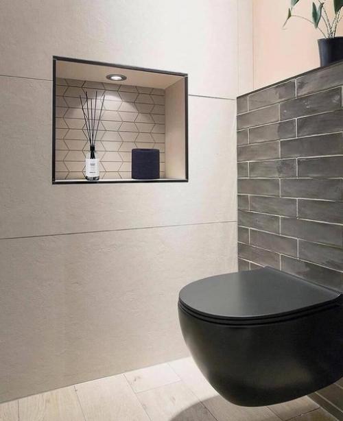 Стильный интерьер ванных комнат. 03