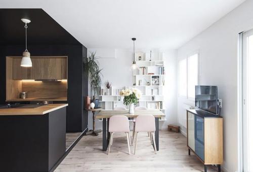 Интересное решение интерьера квартиры - студии. 03