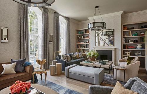 Современный интерьер загородного дома. 01