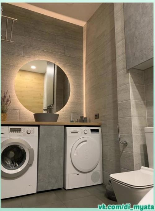 До и после ремонта ванной комнаты. 03