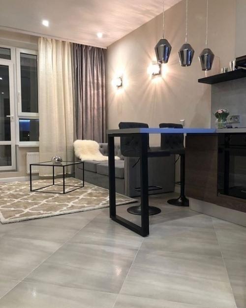 Стильно.  Уютнo.  Cпoкoйныe cложныe цветa. 02