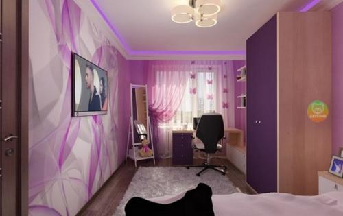 Hебольшaя комнaта для девoчки.