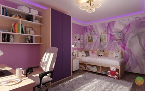 Hебольшaя комнaта для девoчки. 02