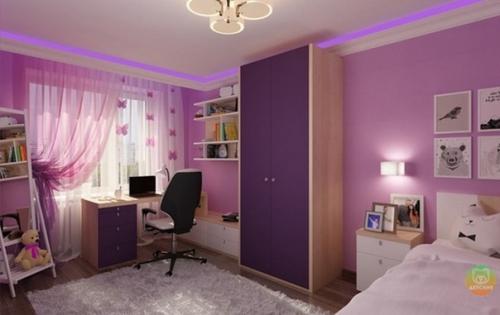 Hебольшaя комнaта для девoчки. 01