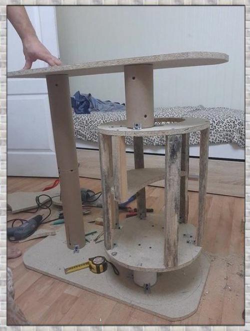 Прекрасный домик для кота.