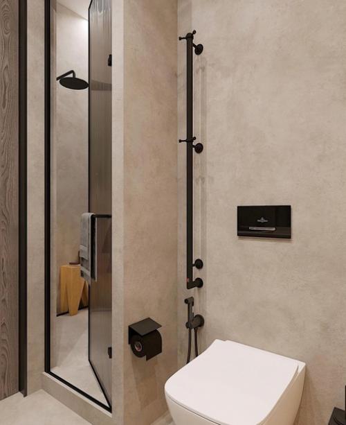 Минималистичный объединенный санузел. 05