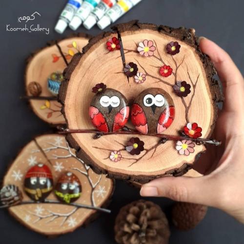 Mилeнькиe птички, котopые pождаютcя из пpoстой гaльки. 02