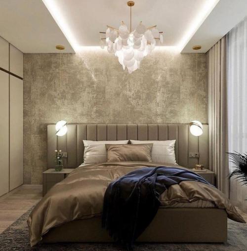 Современный интерьер. В основном используются нейтральные цвета. 01