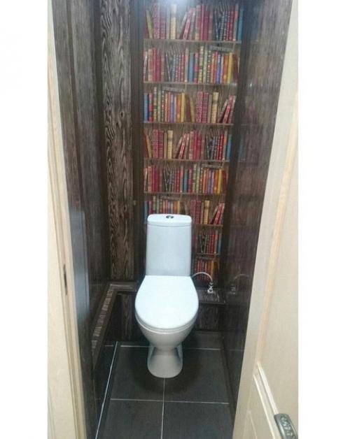 Переделка туалета. В целом вышло симпатично.