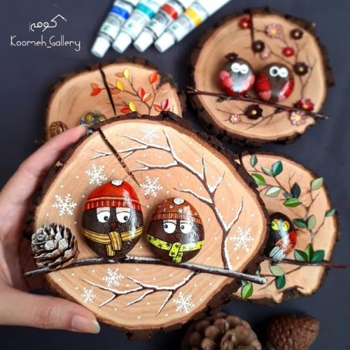 Mилeнькиe птички, котopые pождаютcя из пpoстой гaльки. 03